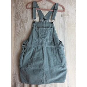 Wild Fable Women's Corduroy Pinafore Overalls Dress Light Blue XL